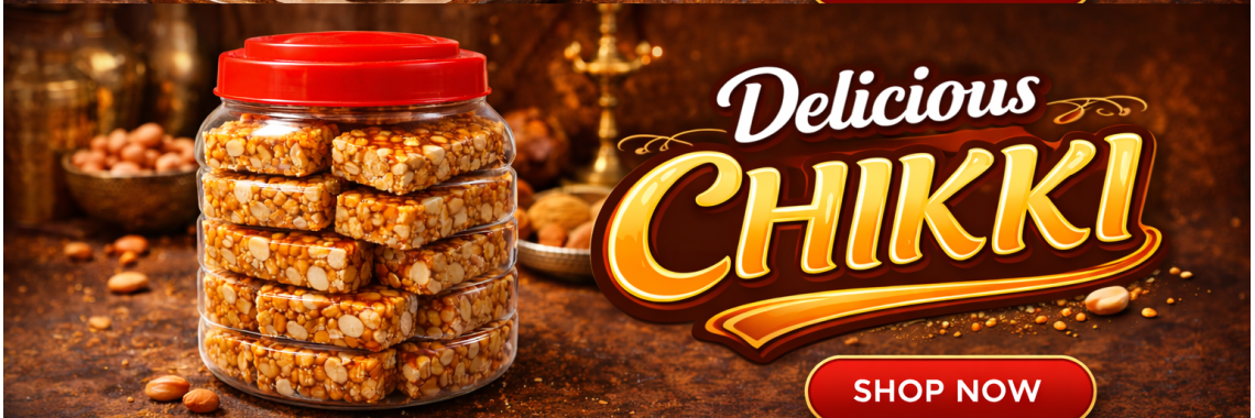 Delicious peanut chikki delight