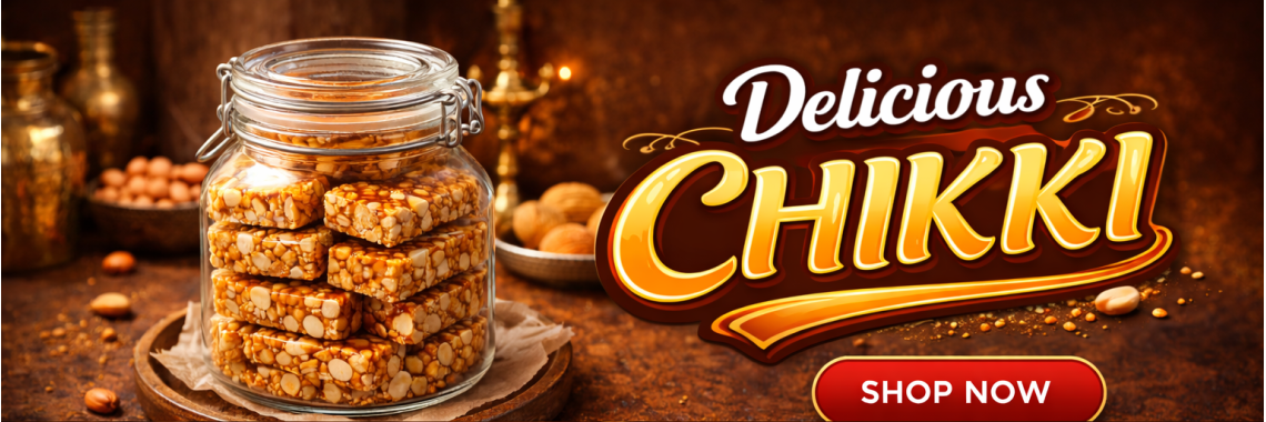Traditional Delicious peanut chikki Jars